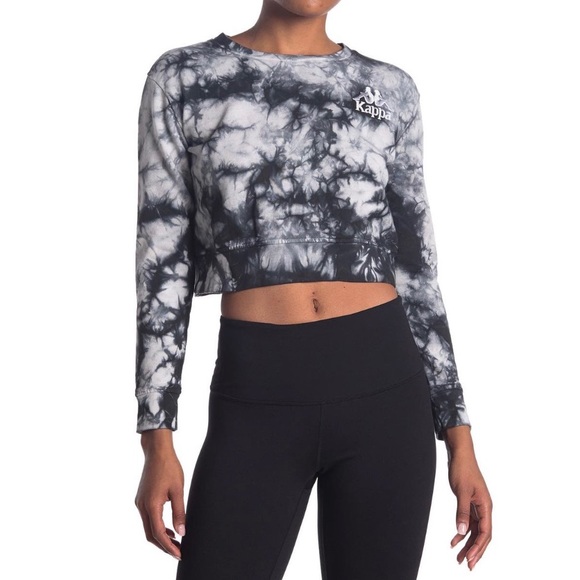 Kappa Active Catros Tie Dye Crop Sweatshirt - Picture 2 of 7